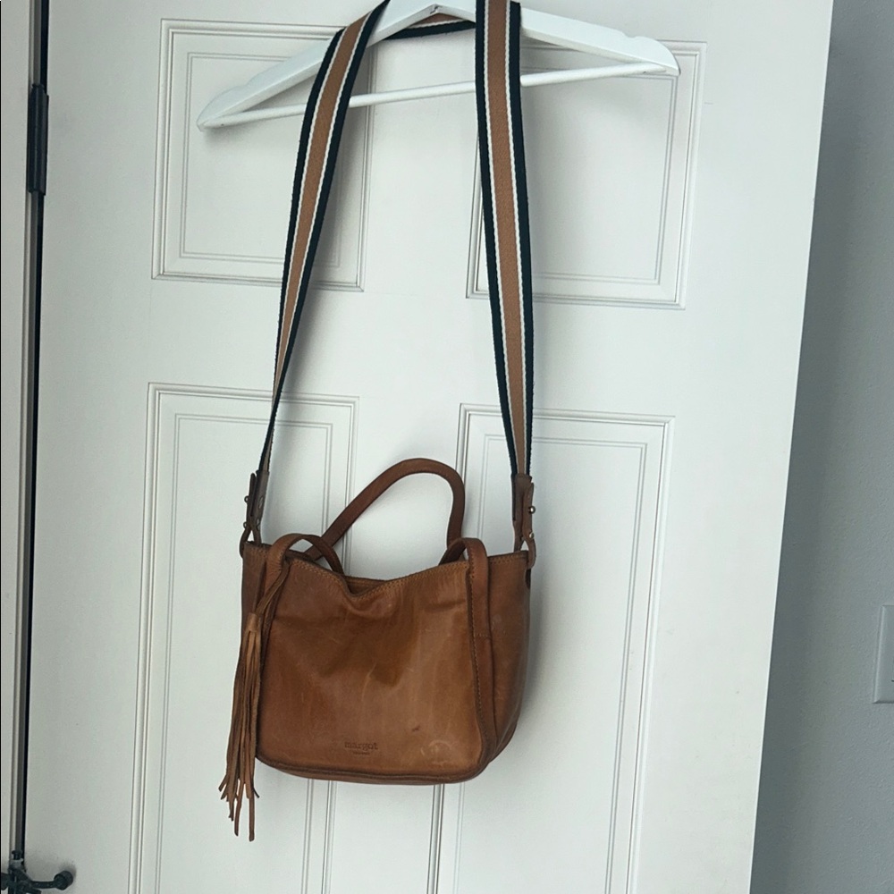 100% real Leather Crossbody Bag - Picture 6 of 15